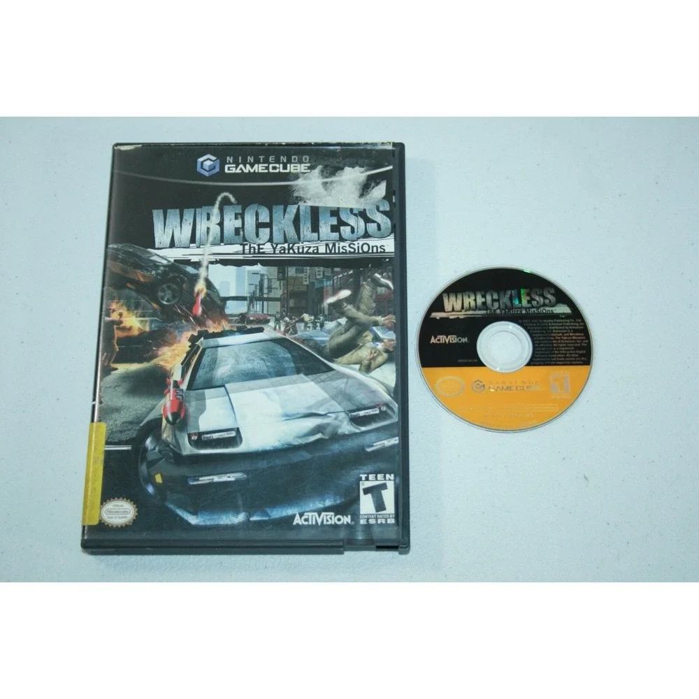 Wreckless: The Yakuzo Missions Nintendo GameCube 2002 No Manual TESTED WORKING